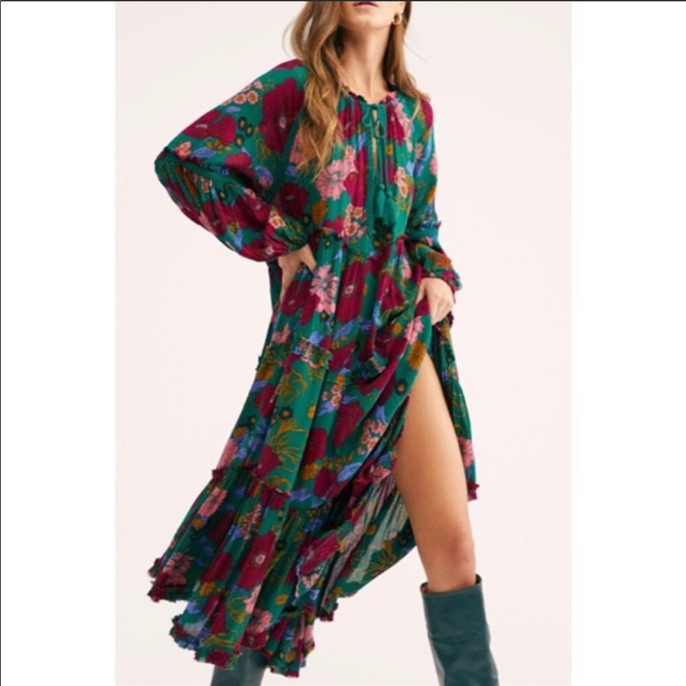 Free People | In The Moment Printed Maxi Dress